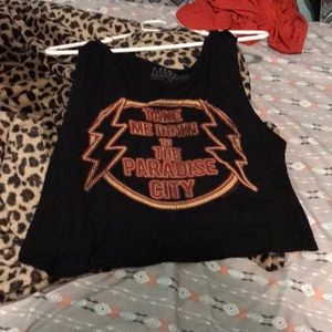 Cropped muscle shirt
